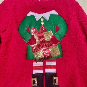 Festive Red Elf Christmas Sweater - New with Tags - Large